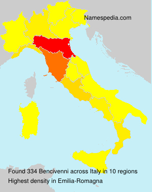 Surname Bencivenni in Italy Surname Bencivenni in Italy