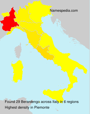 Surname Berardengo in Italy Surname Berardengo in Italy
