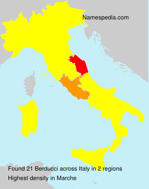 Surname Berducci in Italy Surname Berducci in Italy