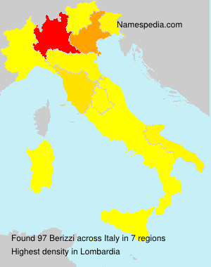 Surname Berizzi in Italy Surname Berizzi in Italy