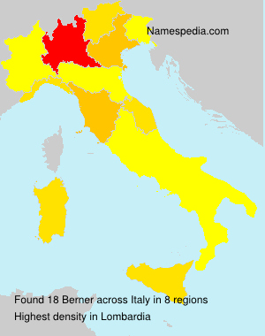Surname Berner in Italy Surname Berner in Italy