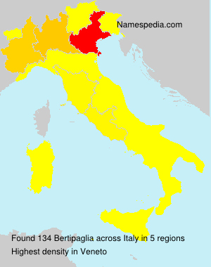 Surname Bertipaglia in Italy Surname Bertipaglia in Italy