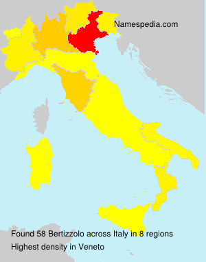 Surname Bertizzolo in Italy Surname Bertizzolo in Italy