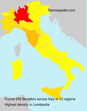 Surname Bertoloni in Italy Surname Bertoloni in Italy