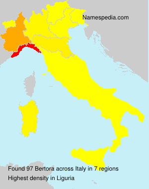 Surname Bertora in Italy Surname Bertora in Italy