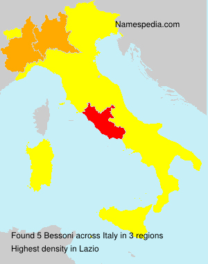 Surname Bessoni in Italy Surname Bessoni in Italy