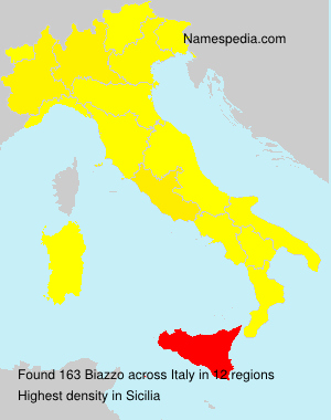 Surname Biazzo in Italy