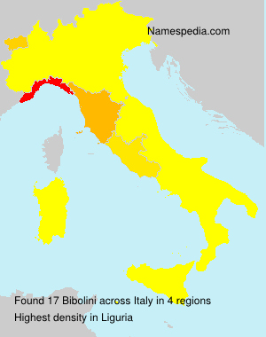 Surname Bibolini in Italy Surname Bibolini in Italy