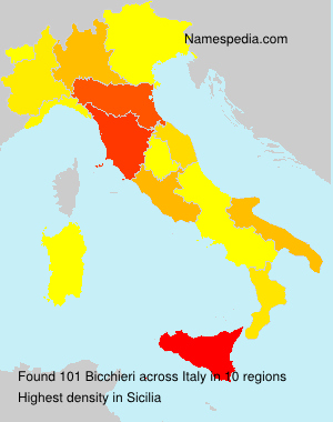 Surname Bicchieri in Italy Surname Bicchieri in Italy
