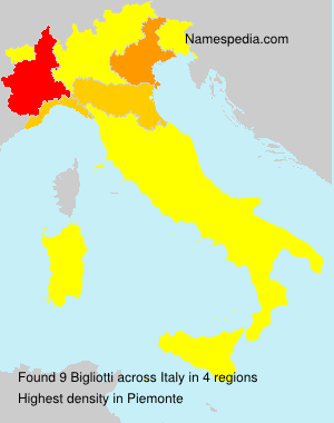Surname Bigliotti in Italy Surname Bigliotti in Italy