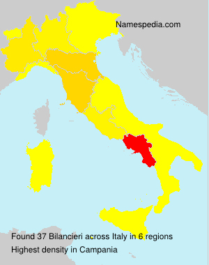 Surname Bilancieri in Italy Surname Bilancieri in Italy