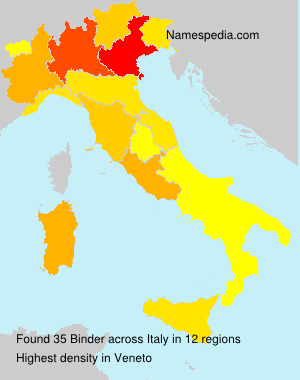 Surname Binder in Italy Surname Binder in Italy