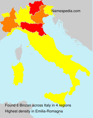 Surname Binzari in Italy Surname Binzari in Italy
