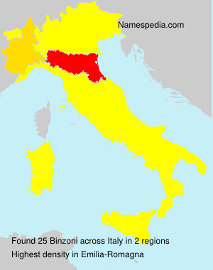 Surname Binzoni in Italy Surname Binzoni in Italy