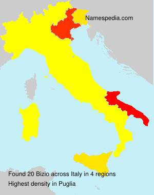 Surname Bizio in Italy Surname Bizio in Italy