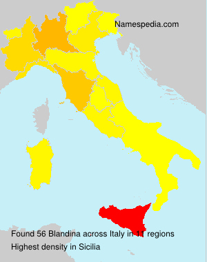 Surname Blandina in Italy Surname Blandina in Italy