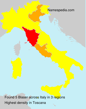 Surname Blaser in Italy Surname Blaser in Italy
