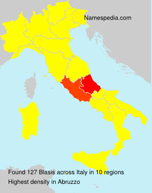 Surname Blasis in Italy