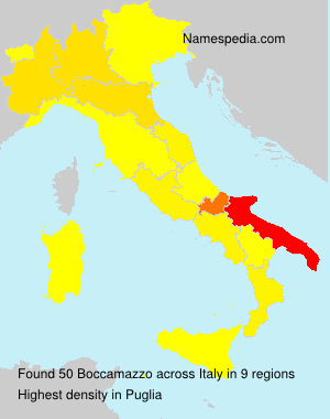 Surname Boccamazzo in Italy Surname Boccamazzo in Italy
