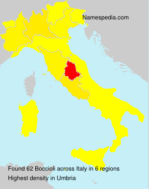 Surname Boccioli in Italy Surname Boccioli in Italy
