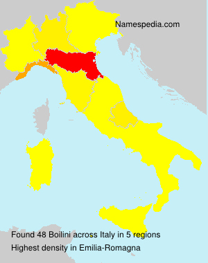 Surname Boilini in Italy Surname Boilini in Italy