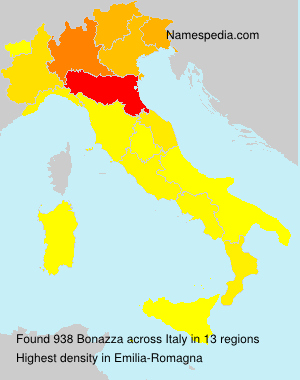 Surname Bonazza in Italy Surname Bonazza in Italy