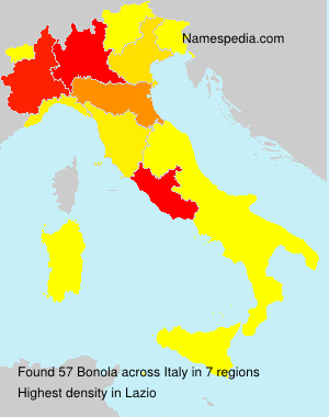 Surname Bonola in Italy Surname Bonola in Italy