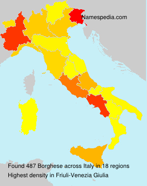 Surname Borghese in Italy Surname Borghese in Italy