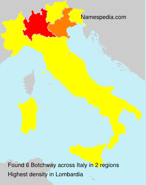 Surname Botchway in Italy Surname Botchway in Italy