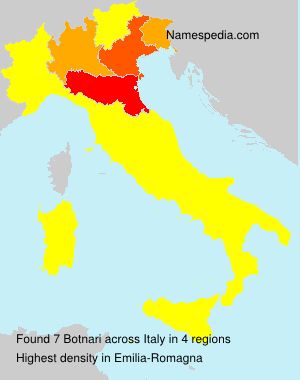 Surname Botnari in Italy Surname Botnari in Italy