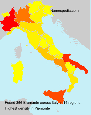 Surname Bramante in Italy Surname Bramante in Italy