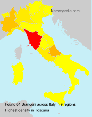 Surname Branconi in Italy Surname Branconi in Italy