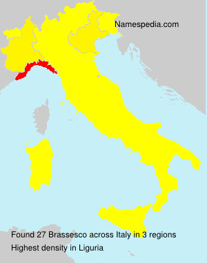 Surname Brassesco in Italy