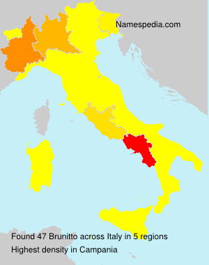 Surname Brunitto in Italy Surname Brunitto in Italy
