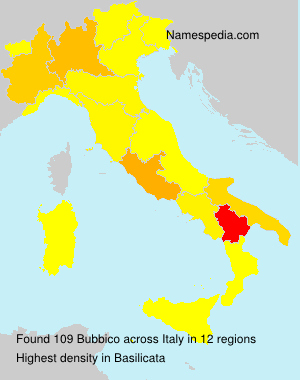 Surname Bubbico in Italy Surname Bubbico in Italy