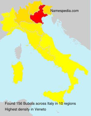 Surname Bubola in Italy Surname Bubola in Italy