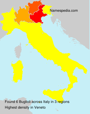 Surname Buglioli in Italy Surname Buglioli in Italy