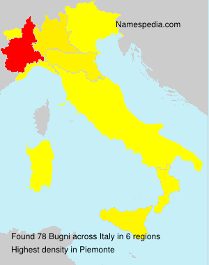 Surname Bugni in Italy Surname Bugni in Italy