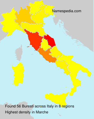 Surname Buresti in Italy