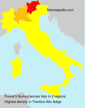 Surname Burkart in Italy Surname Burkart in Italy