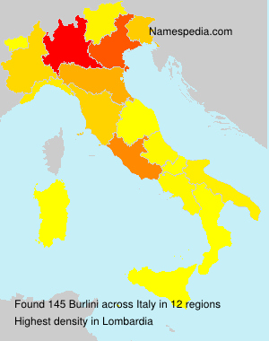 Surname Burlini in Italy Surname Burlini in Italy