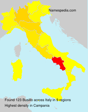Surname Busillo in Italy Surname Busillo in Italy