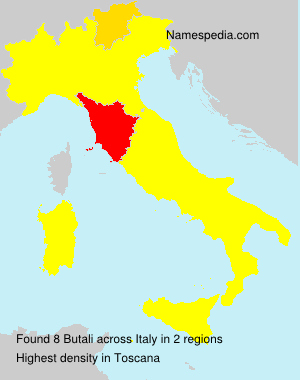 Surname Butali in Italy Surname Butali in Italy