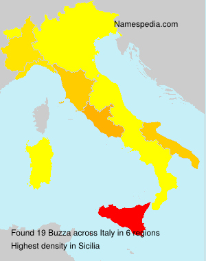 Surname Buzza in Italy Surname Buzza in Italy