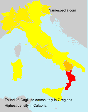 Surname Cagliuso in Italy Surname Cagliuso in Italy