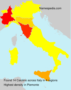 Surname Caiolino in Italy Surname Caiolino in Italy