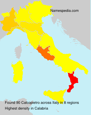 Surname Calcopietro in Italy Surname Calcopietro in Italy