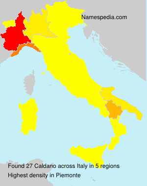Surname Caldano in Italy Surname Caldano in Italy