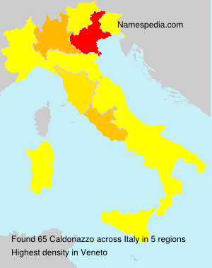 Surname Caldonazzo in Italy Surname Caldonazzo in Italy