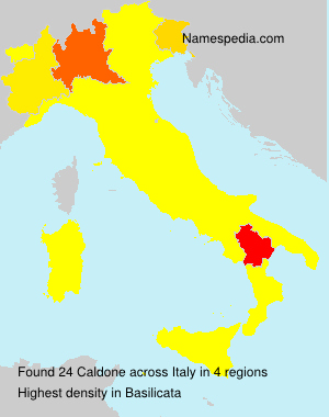 Surname Caldone in Italy Surname Caldone in Italy